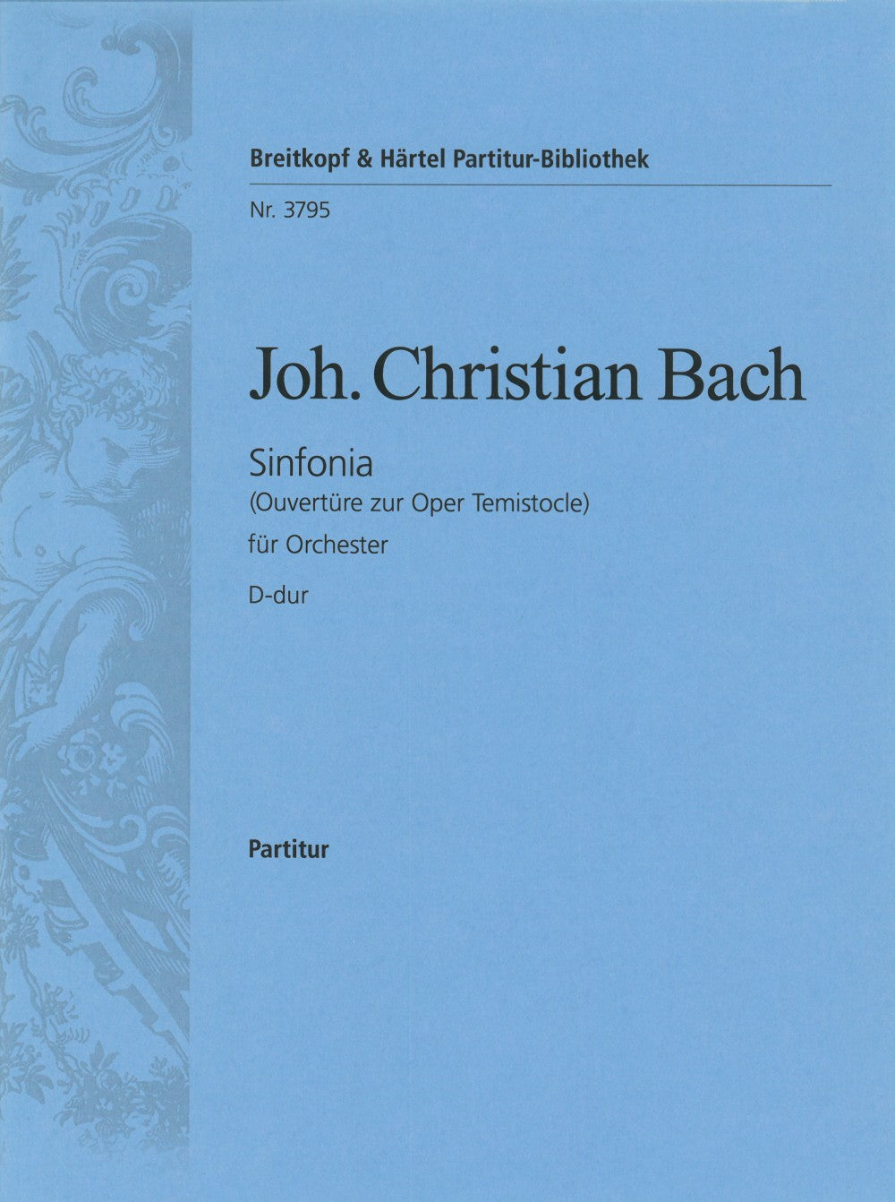 Bach,J.C., Sinfonia D-dur (Partitur) (Breitkopf)
