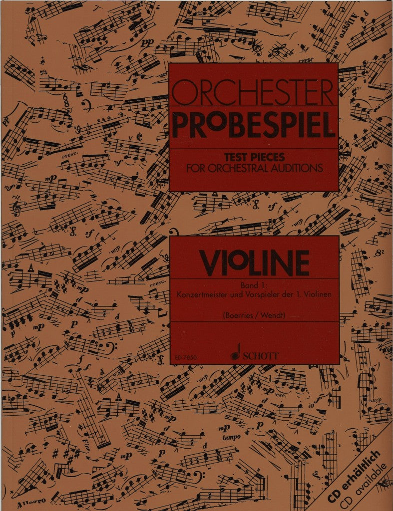 Orchester-Probespiel, Violine 1 (Schott)