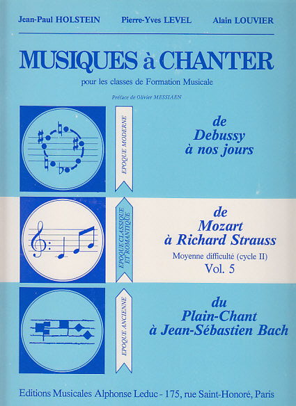 Musiques a Chanter vol.5 (Cycle 2) (Leduc)