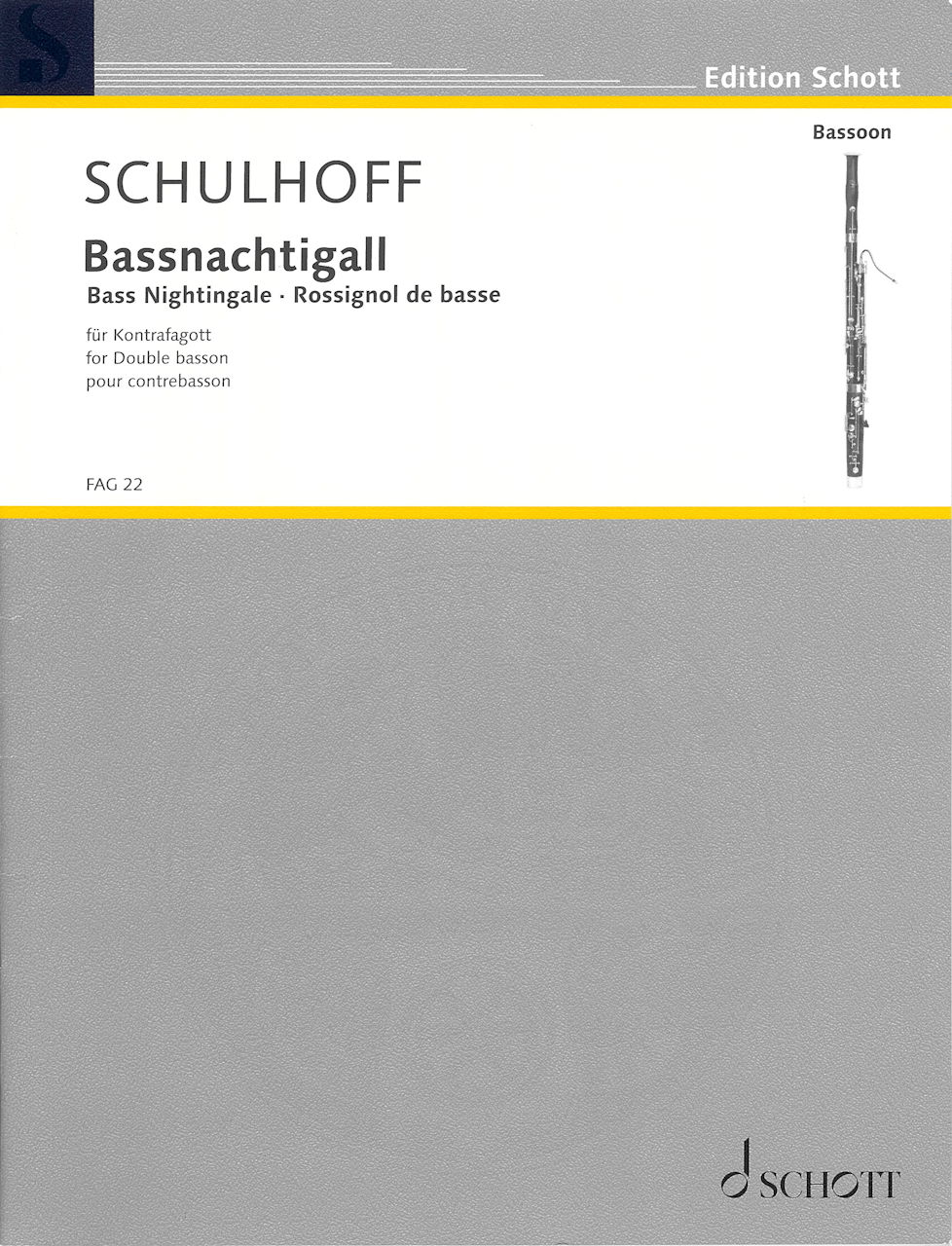 Schulhoff, Bassnachtigall (Kfg) (Schott)