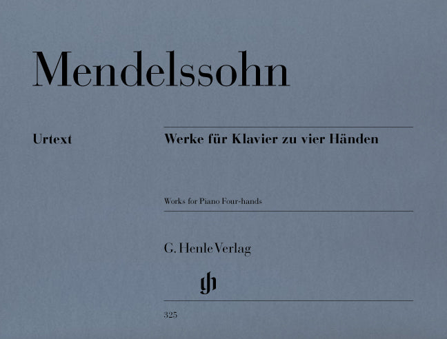 Mendelssohn, Werke fur Klav. zu 4 Handen (Henle)