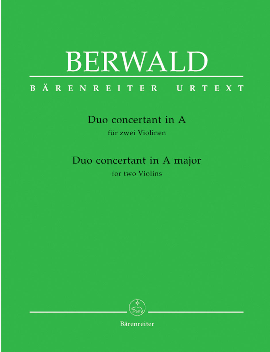 Berwald, Duo Concertant in A (Barenreiter)