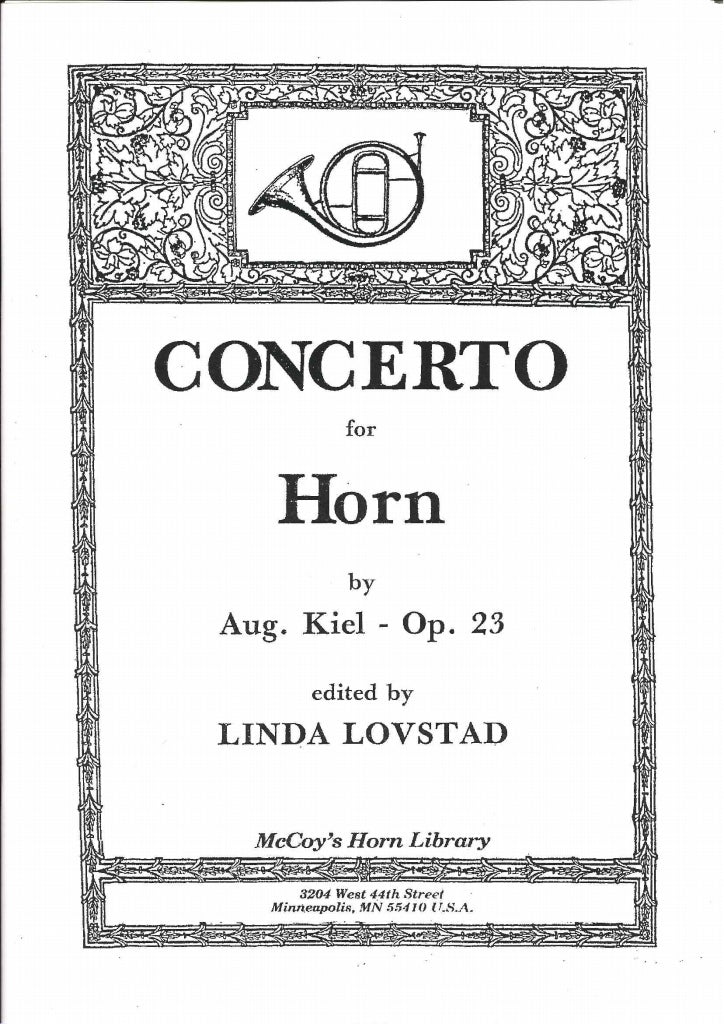 Kiel,A., Concerto op. 23 (Lovstad) (McCoy's Horn Library)