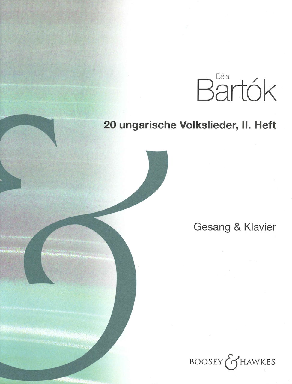 Bartok, 20 Hungarian Folksongs 2 (Boosey)