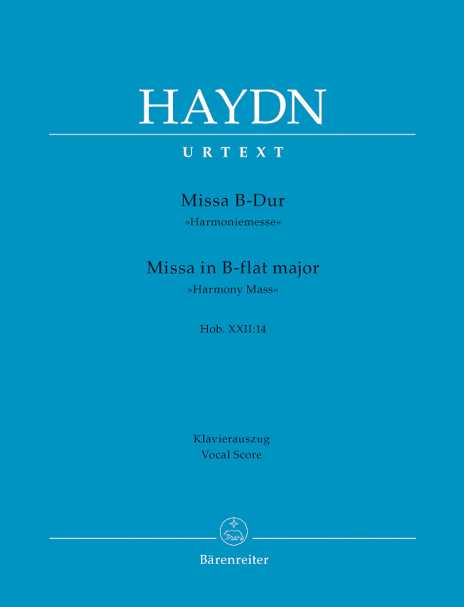 Haydn, Missa in B, 'Harmoniemesse' (Barenreiter)