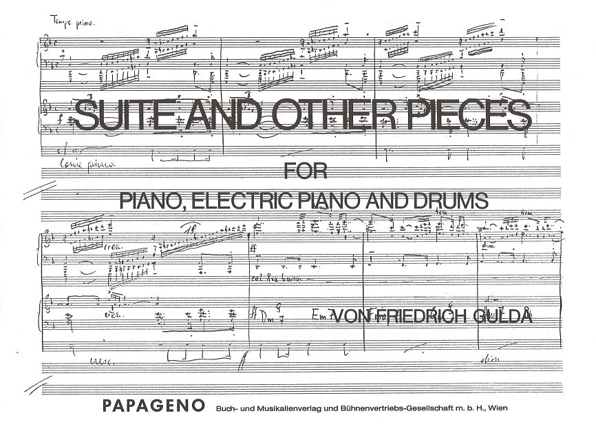 Gulda, Suite (Pf,Elec.Pf,Dr) (Papageno)