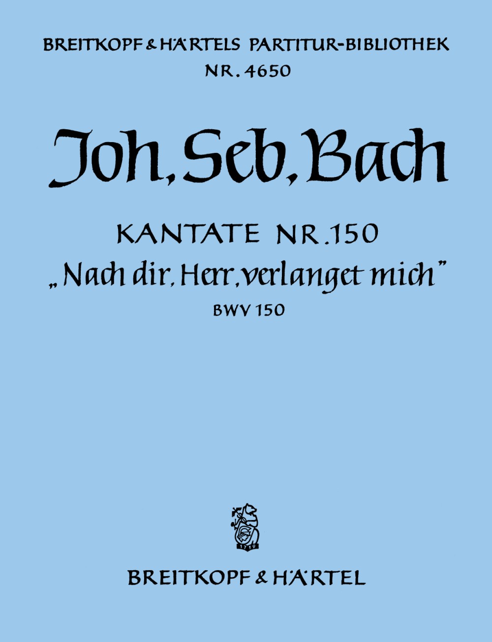 Bach, Kantate BWV 150 (Breitkopf)