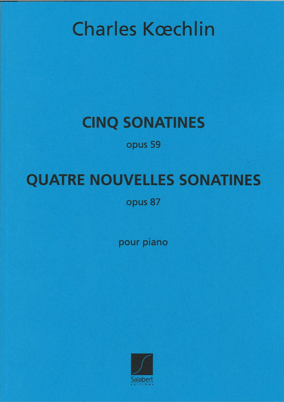 Koechlin, Sonatines op. 59, 87 (Salabert)