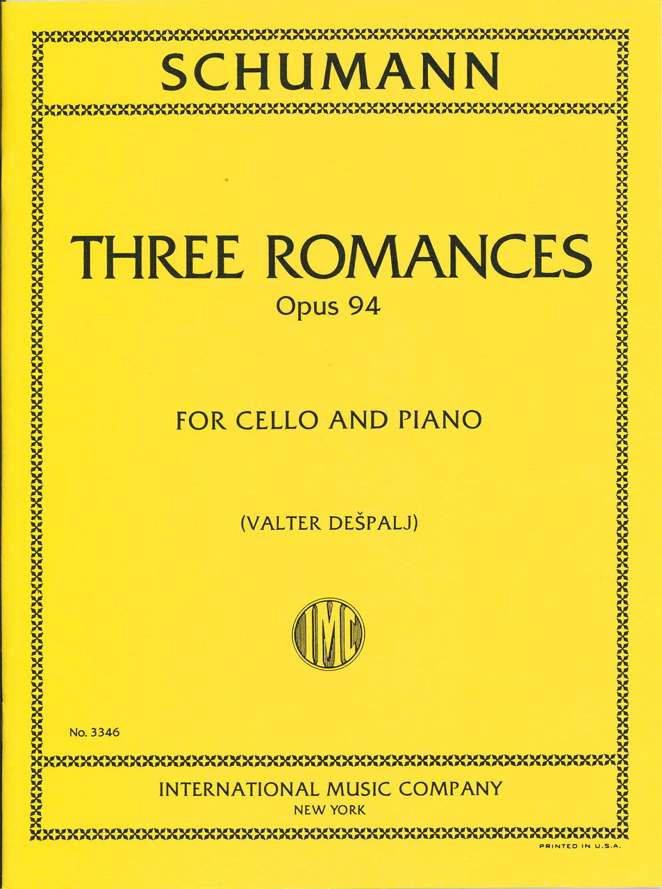 Schumann, 3 Romances op. 94 (Despalj) (IMC)
