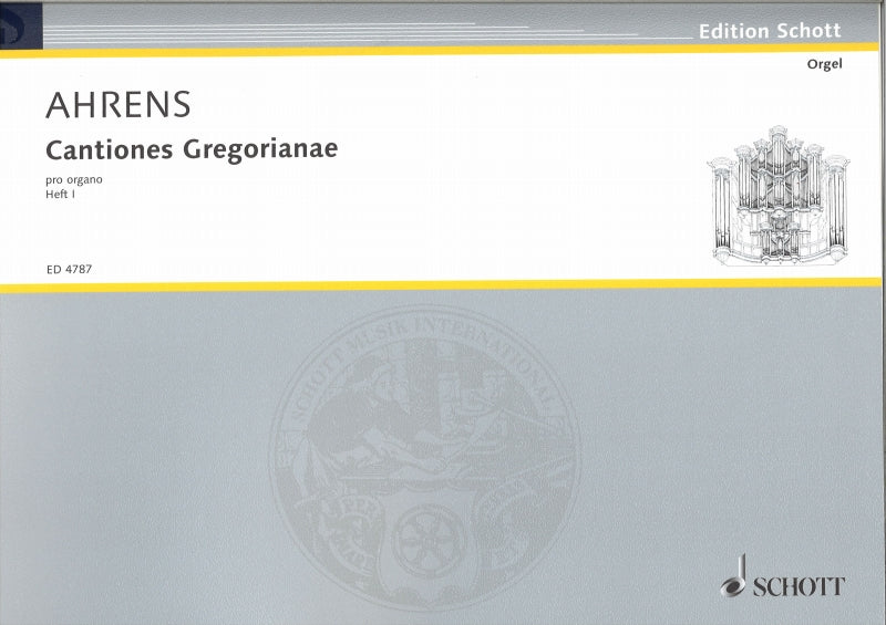 Ahrens, Cantiones gregorianae 1 (Schott)