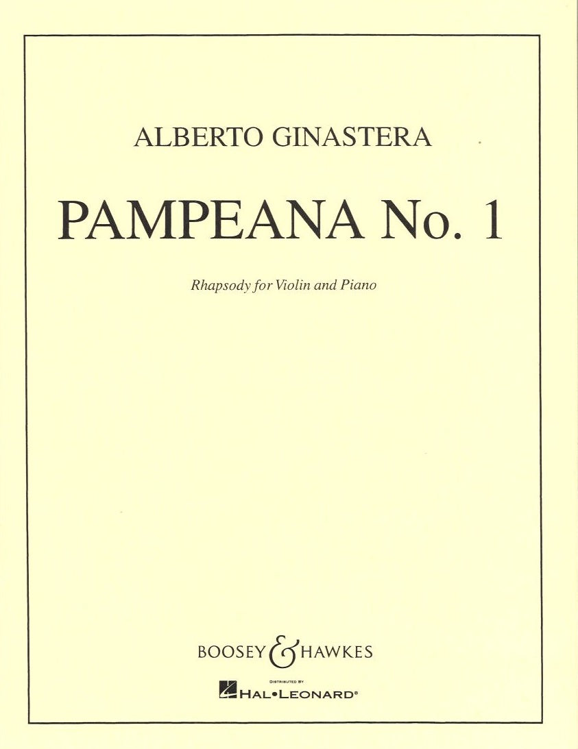 Ginastera, Pampeana No. 1: Rhapsody (Boosey)