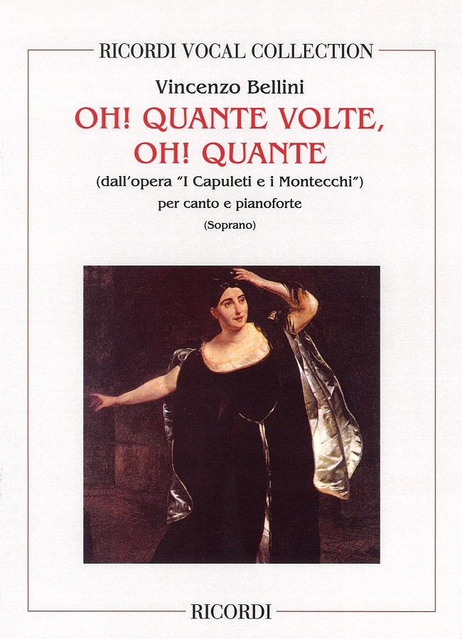 Bellini, Oh! quante volte (Sop,Pf) (Ricordi)