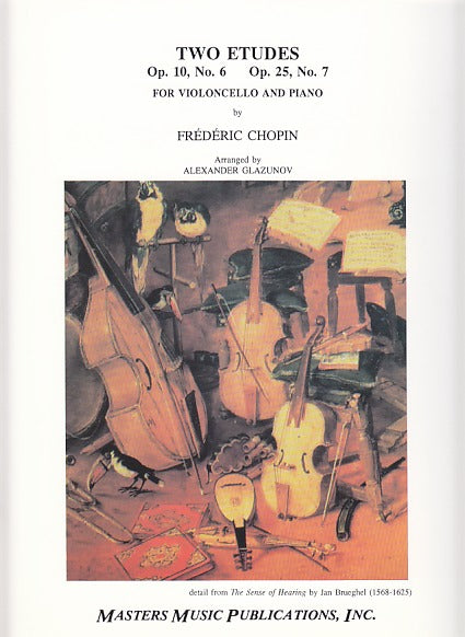 Chopin, 2 Etudes (Glazunov) (Masters Music)
