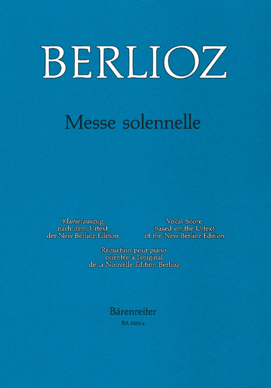 Berlioz, Messe solennelle (Barenreiter)