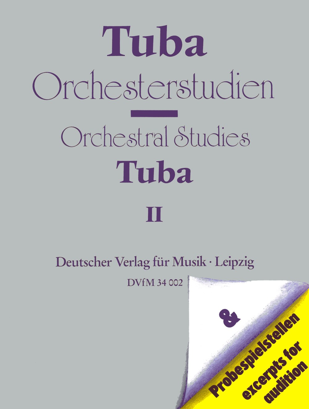 Orchesterstudien fur Tuba 2 (Meschke) (Deutscher Verlag fur Musik)