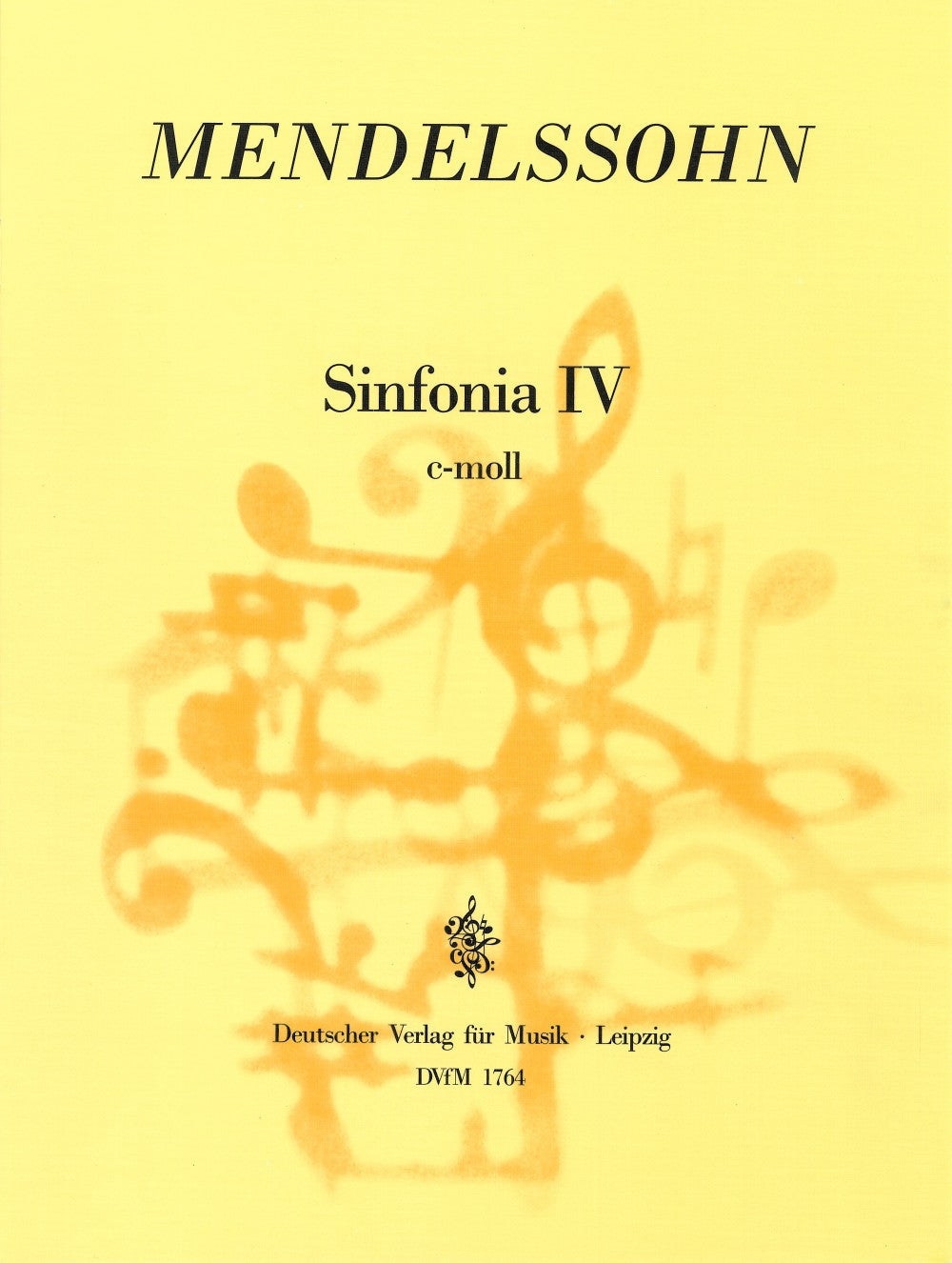 Mendelssohn, Sinfonia No. 4 Full Score (Deutscher Verlag fur Musik)