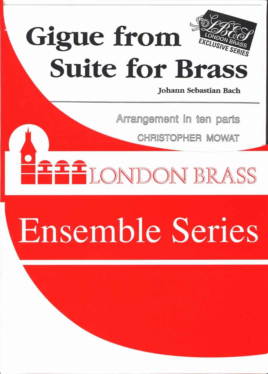 Bach, Suite for Brass, Gigue (Brass Wind Publications)