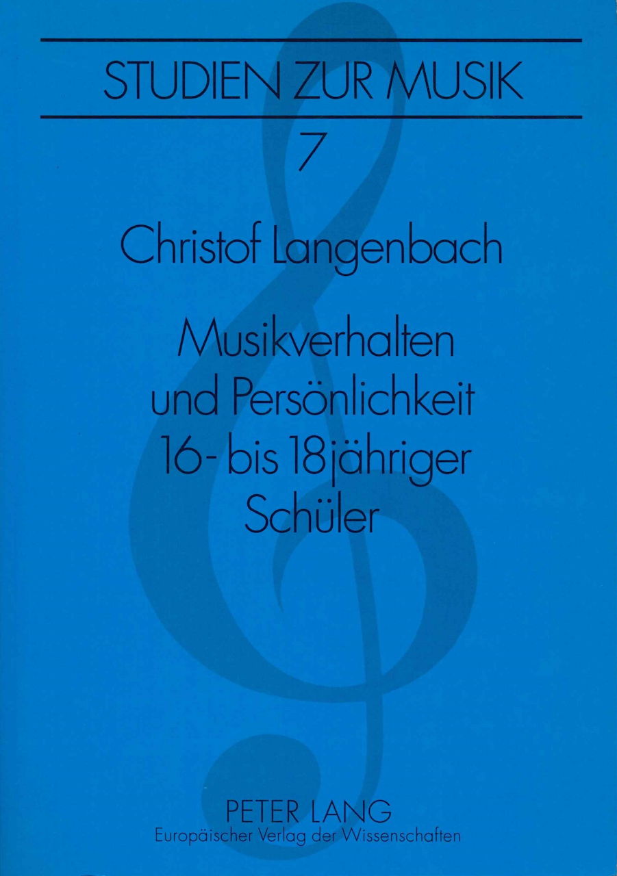 Musikverhalten & Personlichkeit (Peter Lang)