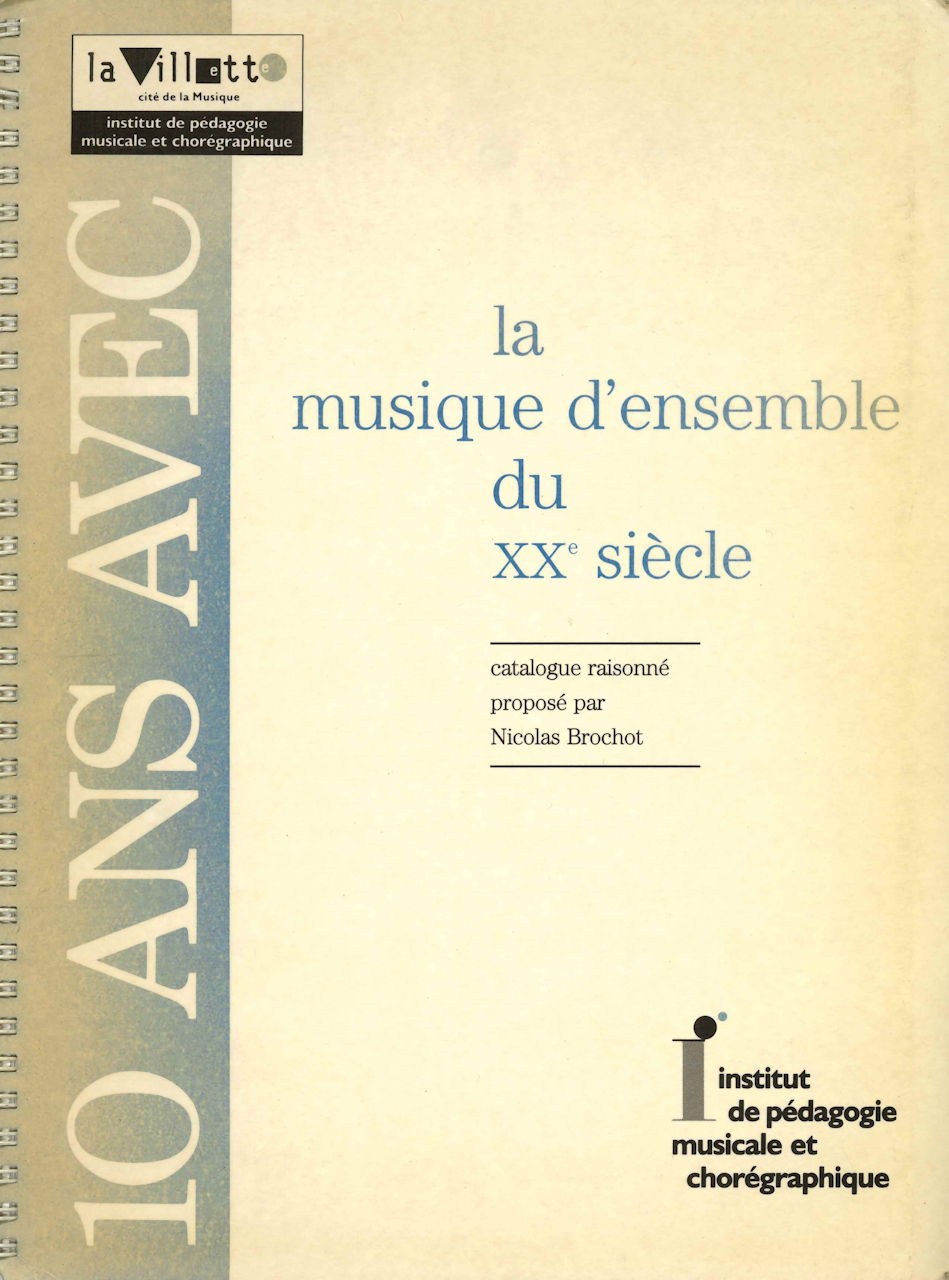 10 ans avec musique de 20e siecle (Cite de la musique)
