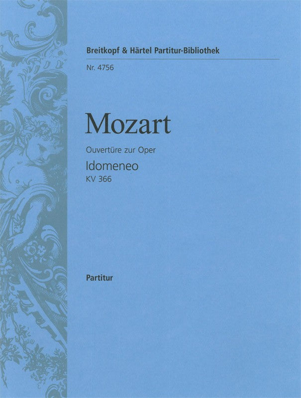 Mozart, Idomeneo, Overture: Full Score (Breitkopf)