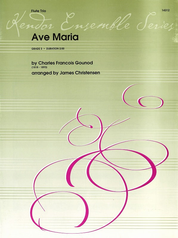 Gounod, Ave Maria (3Fl) (Kendor)