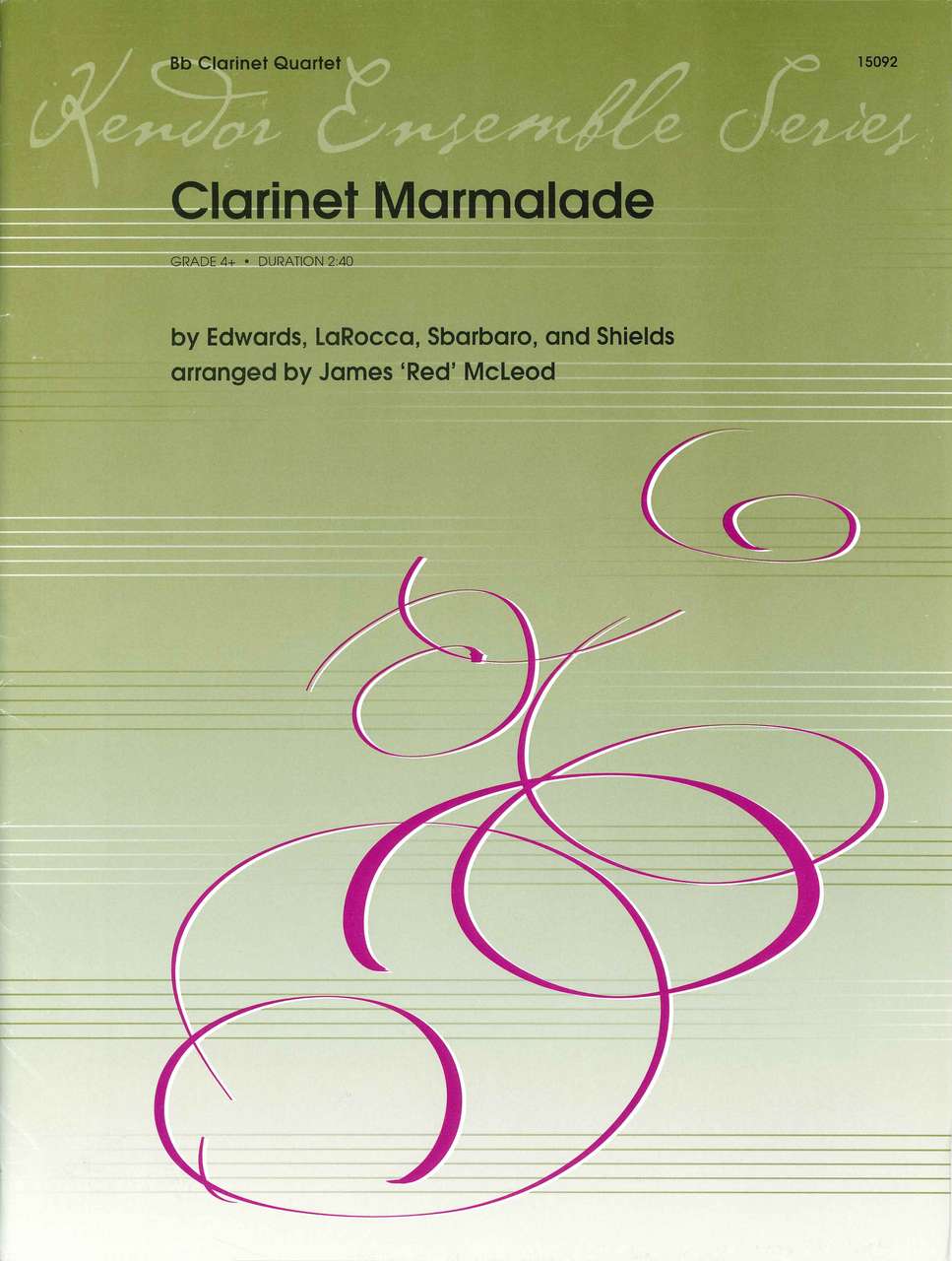 Clarinet Marmalade (4BbCl) (Kendor)
