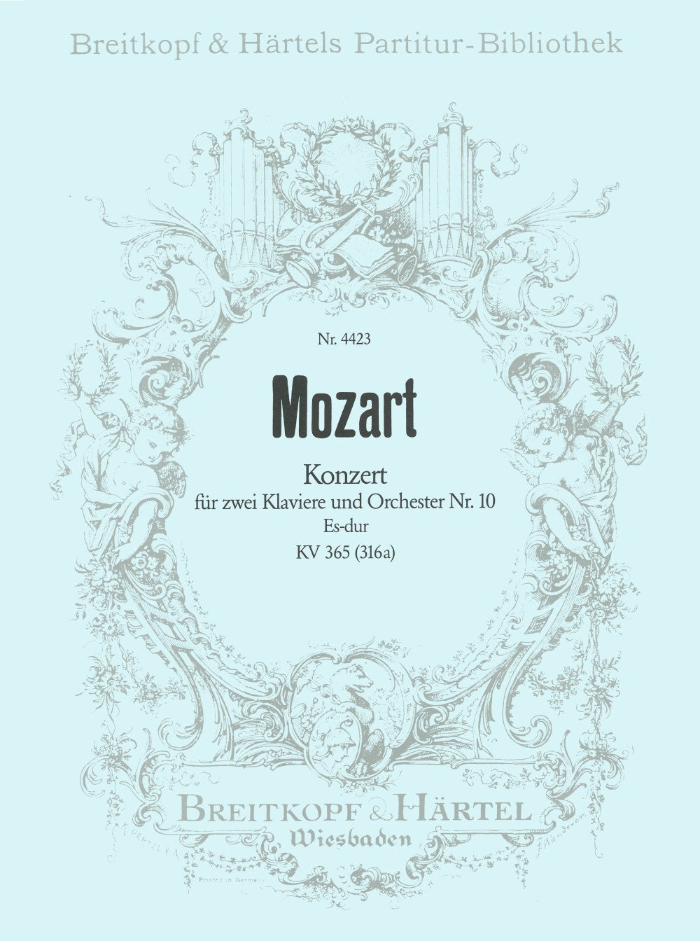 Mozart, Concerto KV 365 Full Score (Breitkopf)