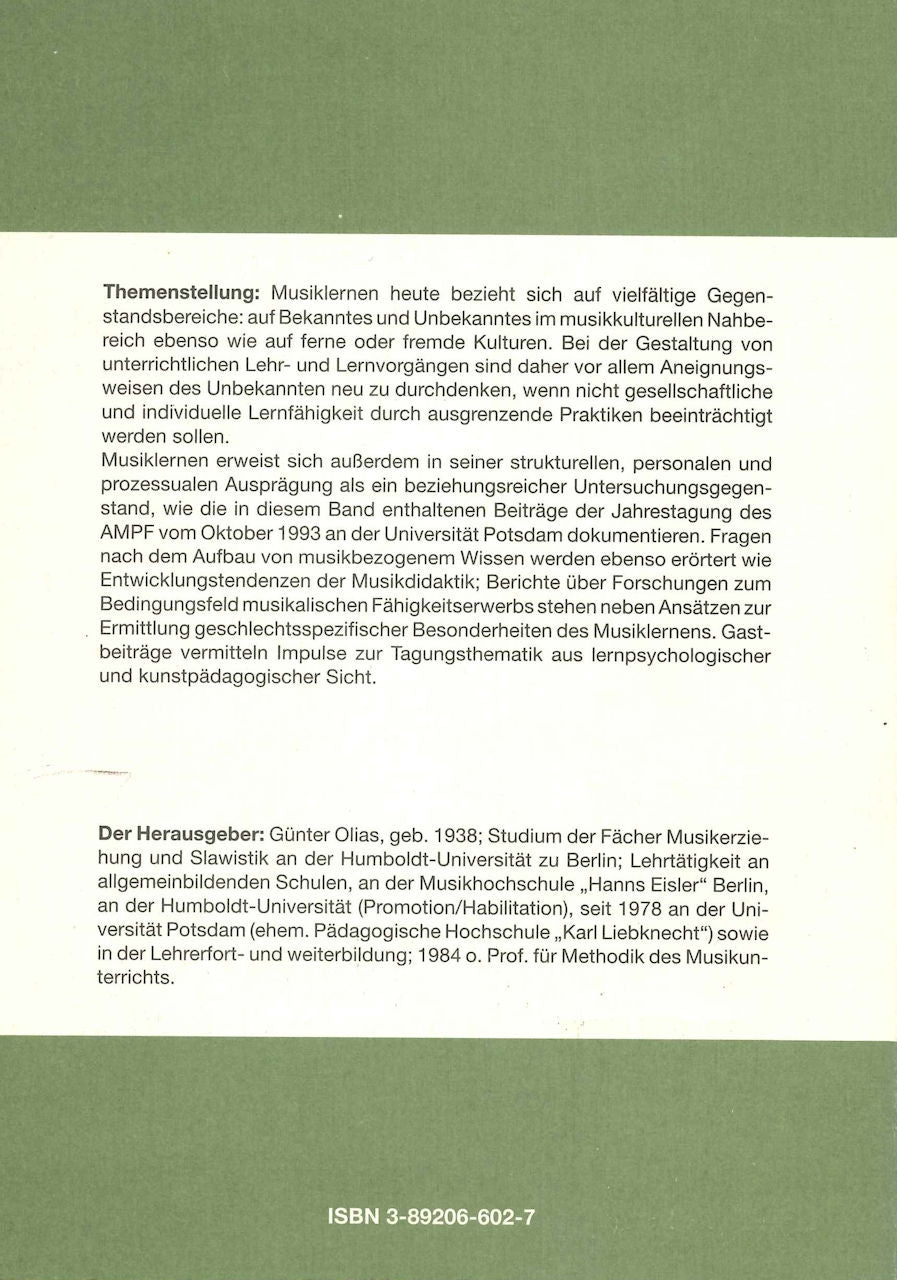 Olias, Musiklernen (Blaue Eule)