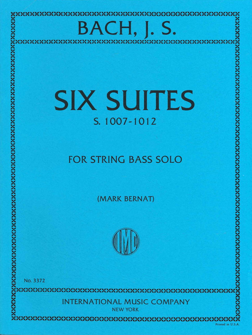 Bach, 6 Suites BWV 1007-1012 (Bernat) (IMC)