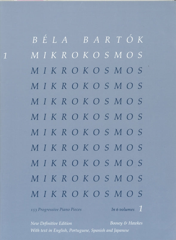 Bartok, Mikrokosmos 1: Japanese Edition (Boosey)