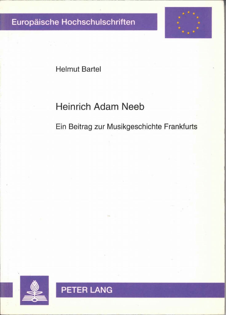 Bartel, Heinrich Adam Neeb (Peter Lang)