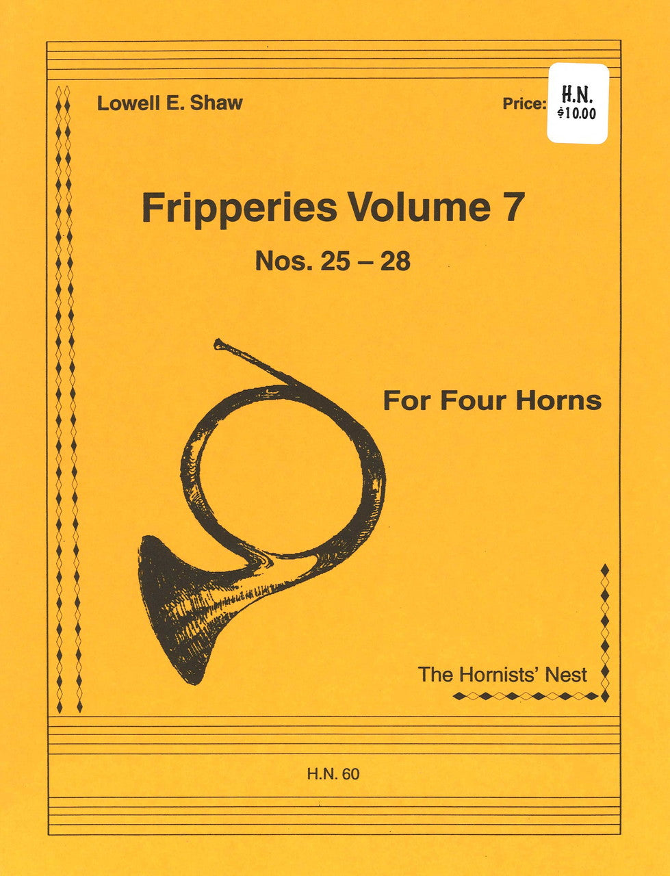 Shaw, Fripperies 7: No. 25-28 (4Hn) (Hornists' Nest)