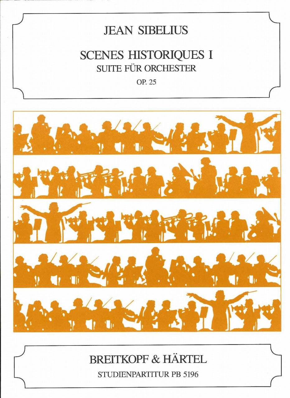 Sibelius, op. 25 Scenes historiques 1 (Breitkopf)