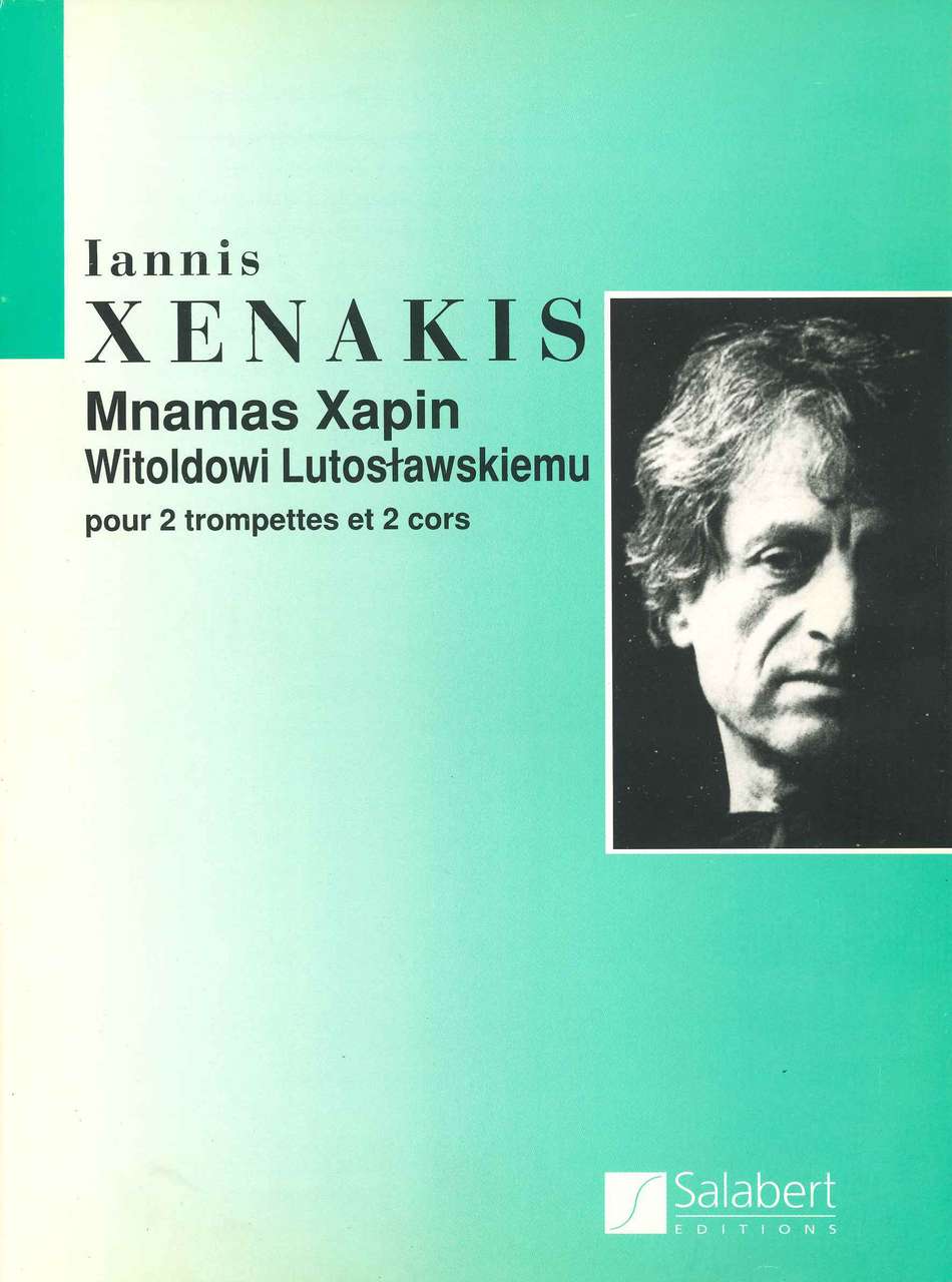 Xenakis, Mnamas xapin Witoldowi Lutoslaw (Salabert)