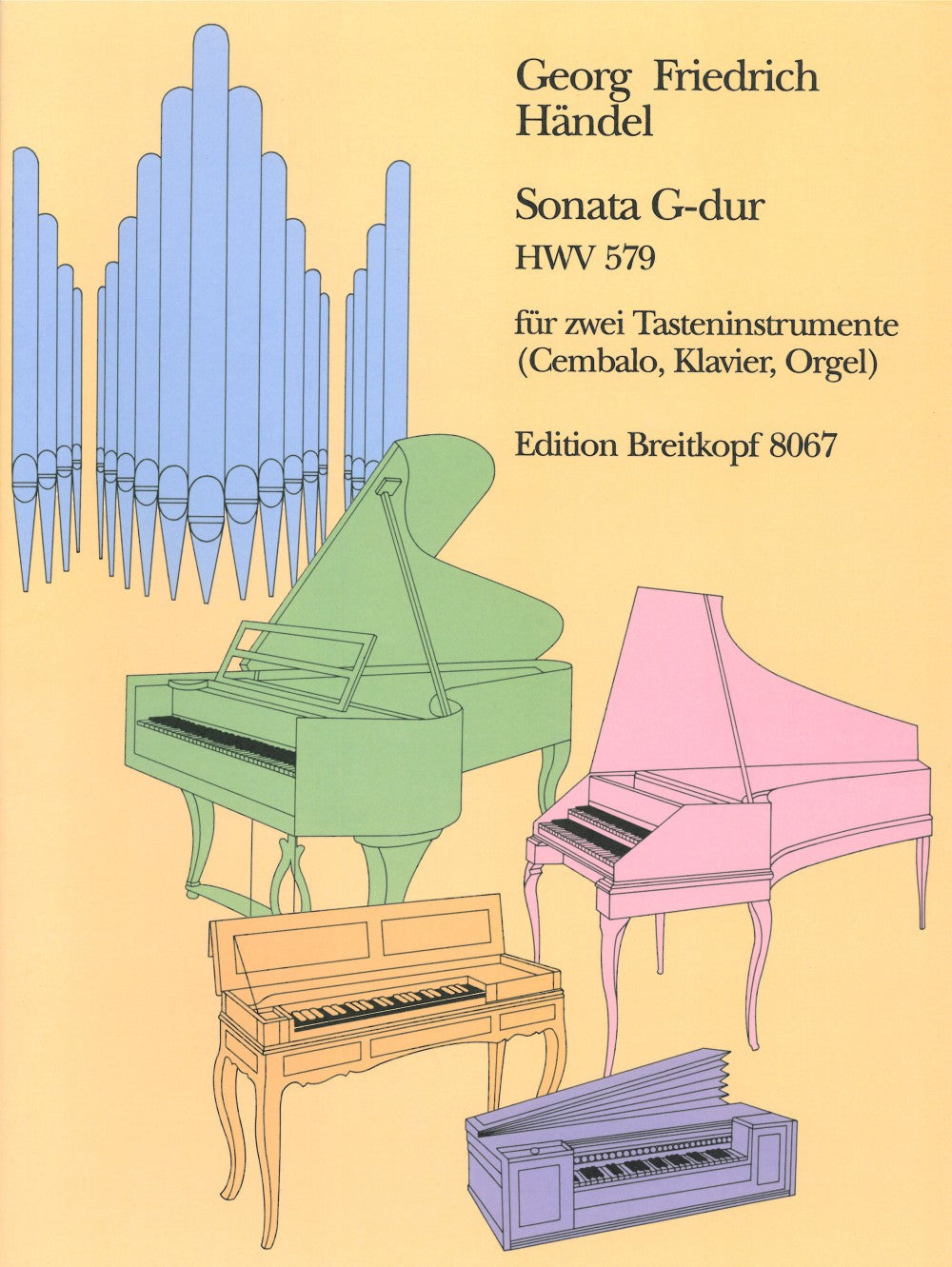 Handel, Sonata HWV 579 in G (2-Keyboard) (Breitkopf)