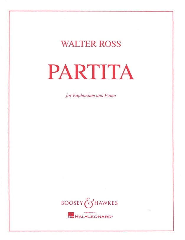 Ross, Partita (Euph,Pf) (Boosey)