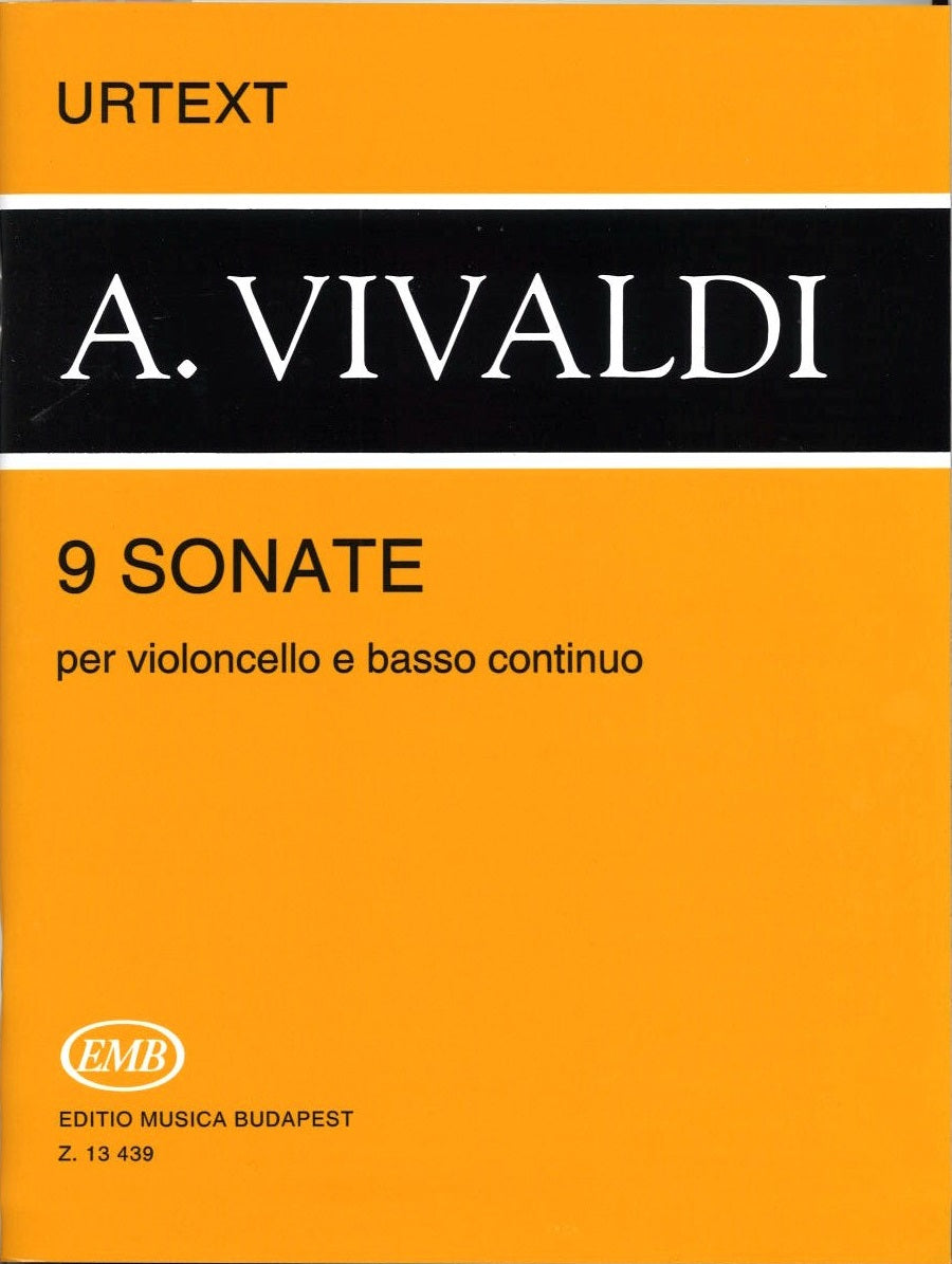 Vivaldi, 9 Sonate RV 39-47 (Editio Musica Budapest)