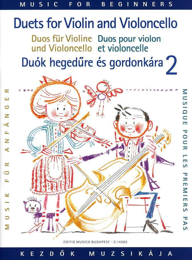 Duets for Vn & Vc for Beginners 2 (Editio Musica Budapest)