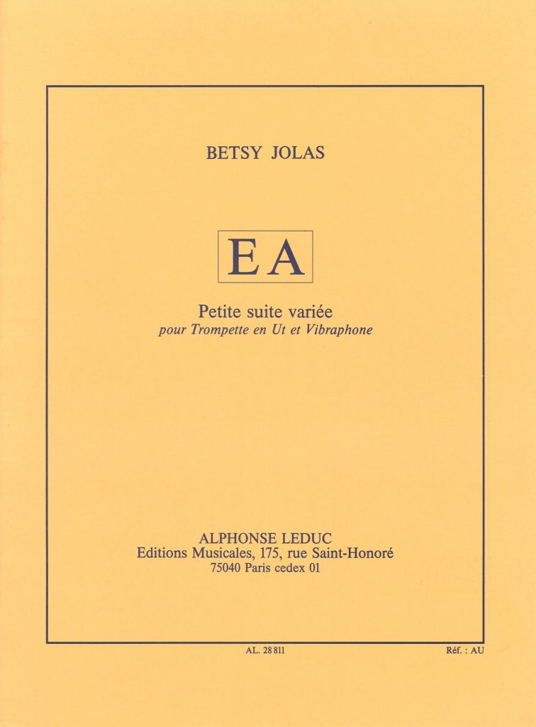 Jolas, EA: Petite Suite variee (Trp,Vib) (Leduc)