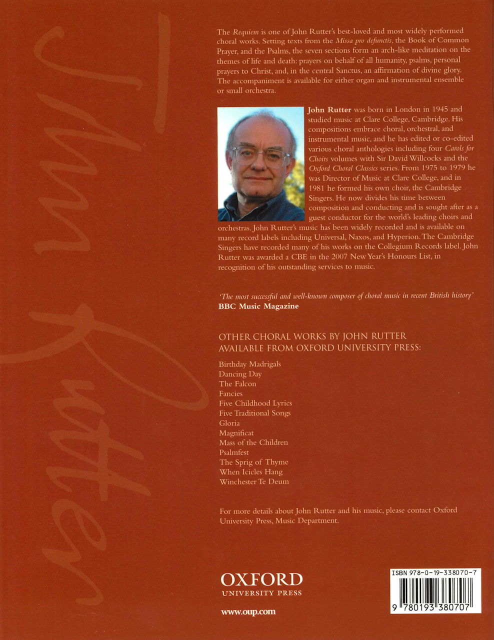 Rutter, Requiem (Oxford University Press)