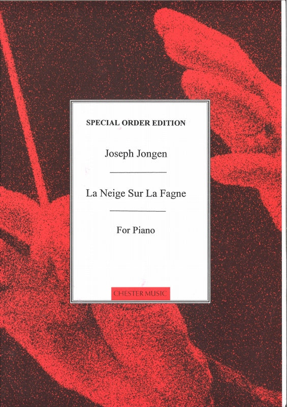 Jongen, Neige sur la fagne op. 60/2 (Chester)