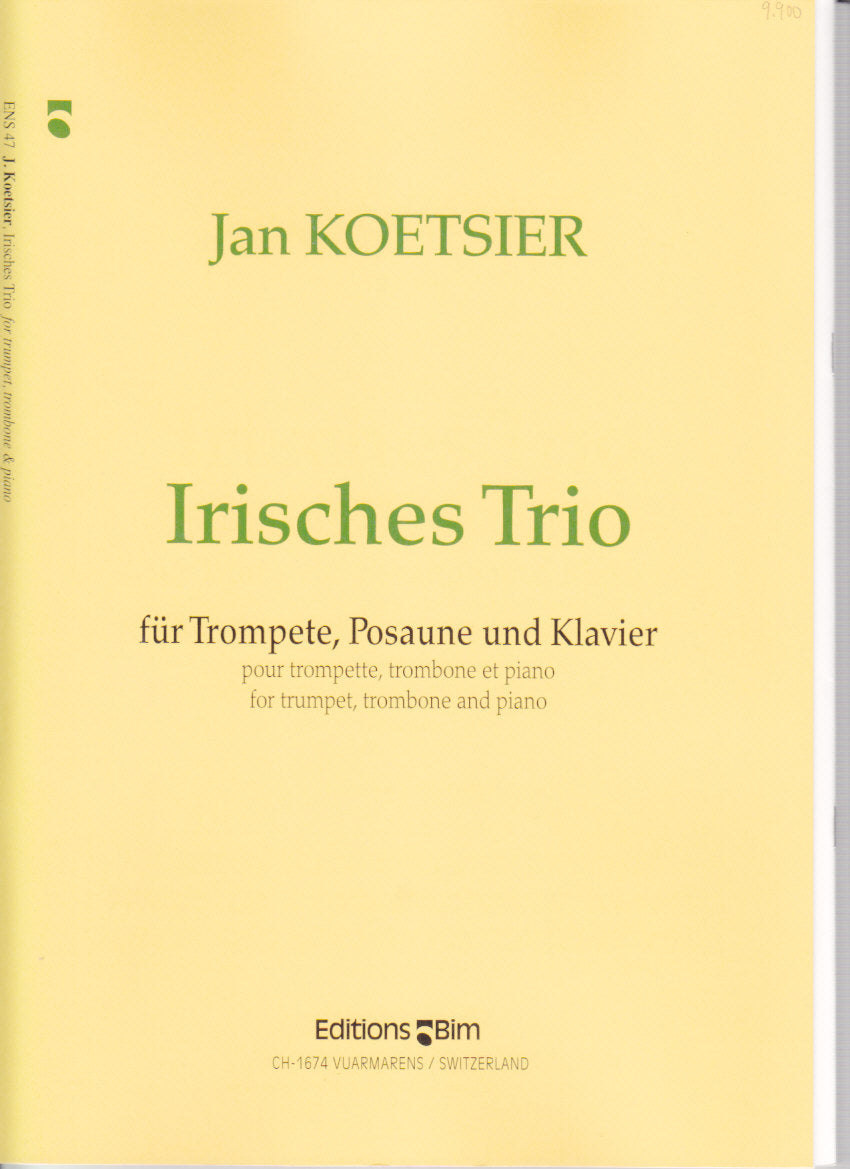 Koetsier, Irisches Trio (Trp,Tbn,Pf) (Bim)