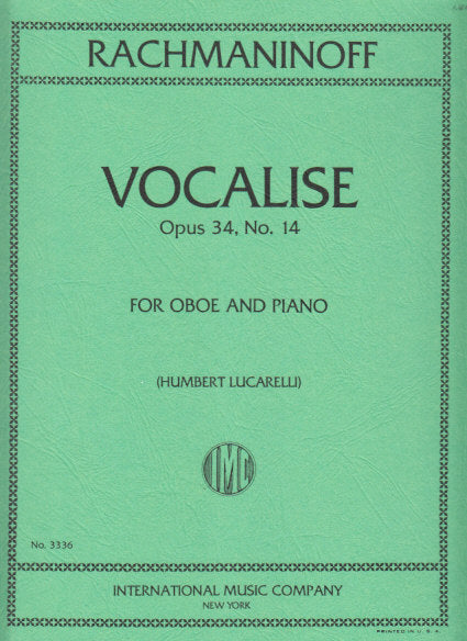 Rachmaninoff, Vocalise op. 34/14 (IMC)