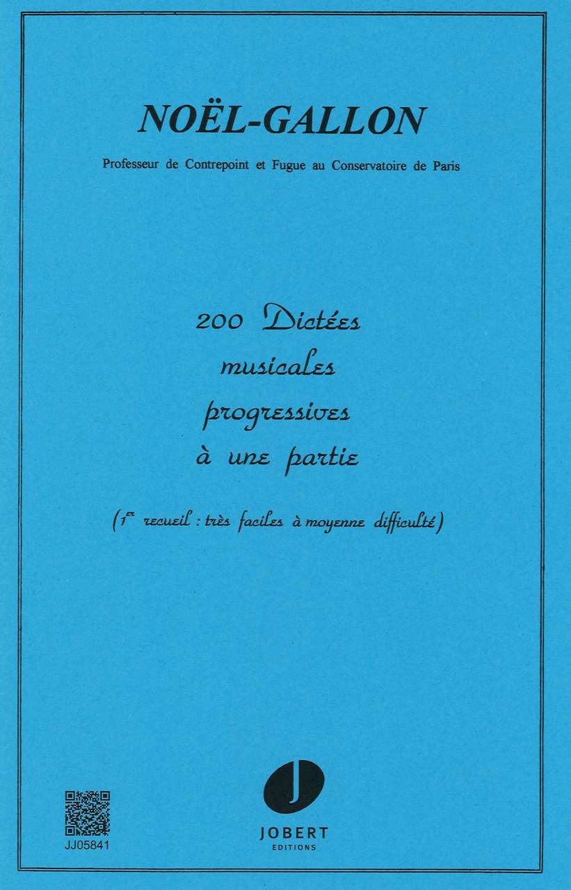 Noel-Gallon, 200 Dictees a 1 partie, 1 (Jobert)