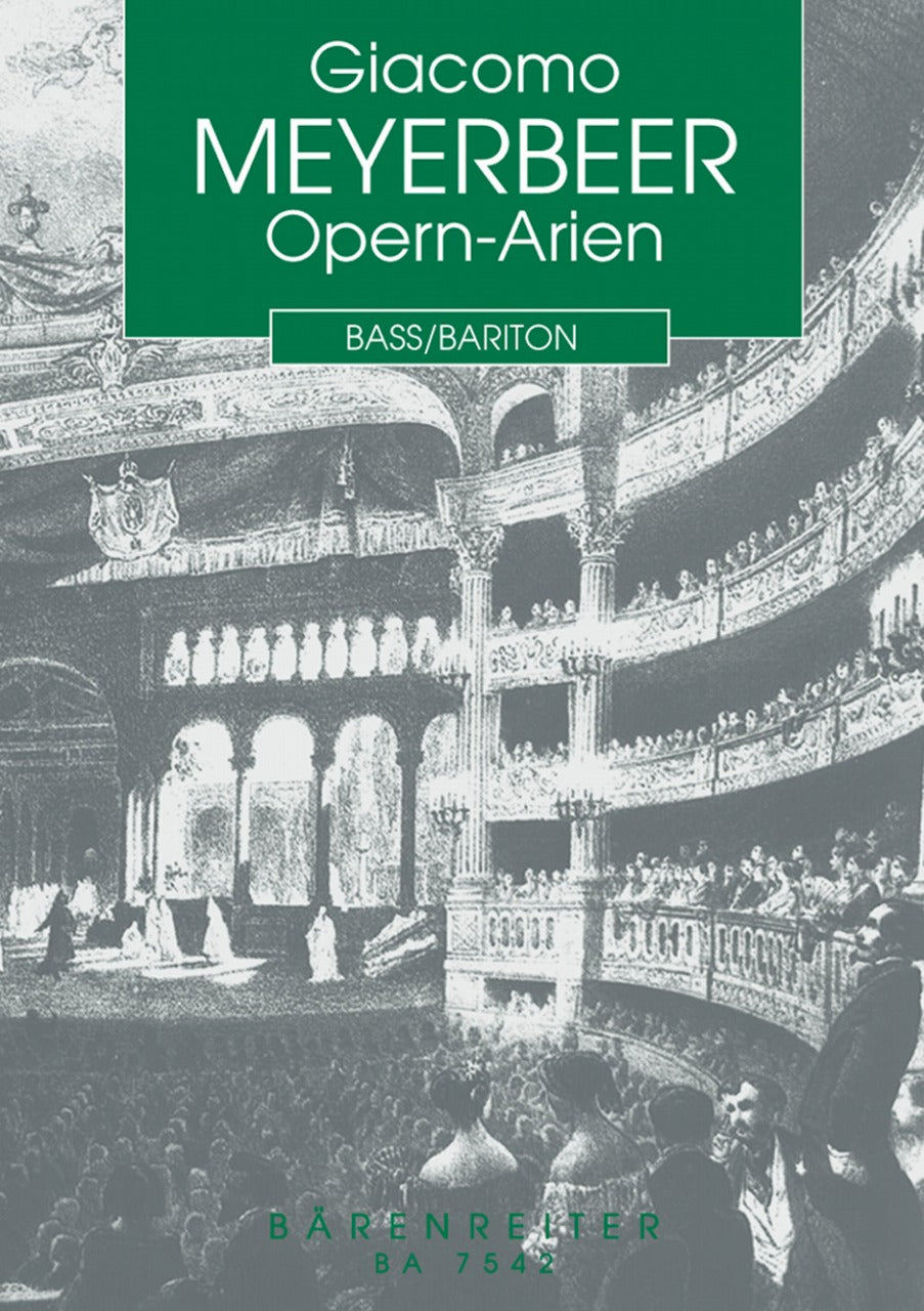 Meyerbeer, Opern-Arien: Bass/Bariton (Barenreiter)