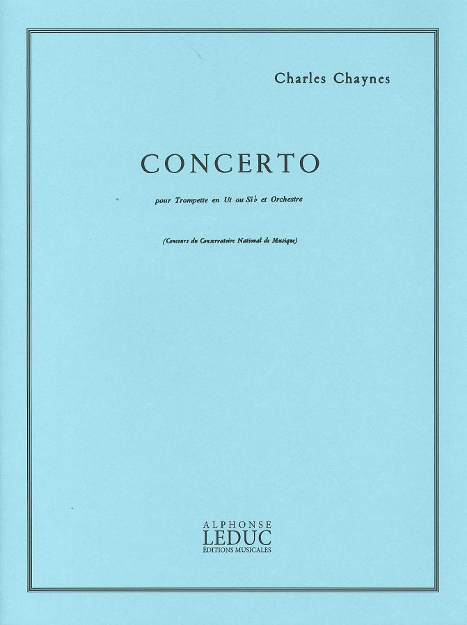Chaynes, Concerto (Leduc)
