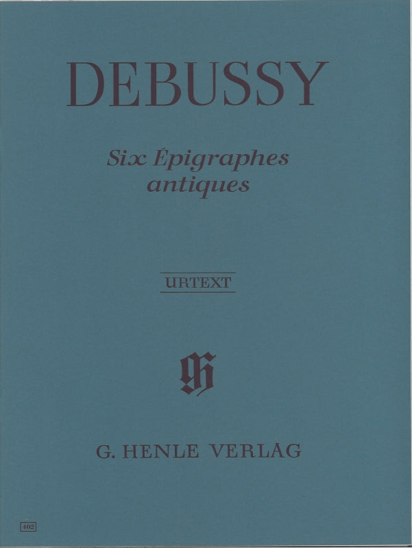 Debussy, 6 Epigraphes antiques (Henle)