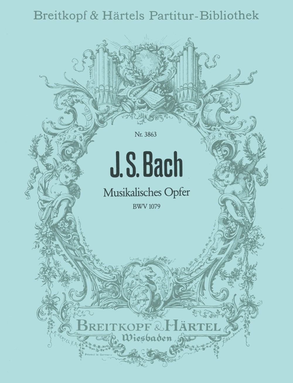 Bach, Musikalisches Opfer (Cemb-Partitur (Breitkopf)