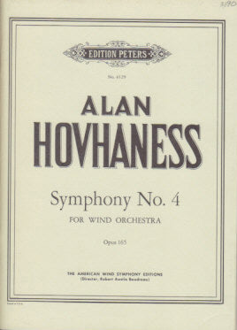 Hovhaness, Symphony No. 4 op. 165 (Peters)