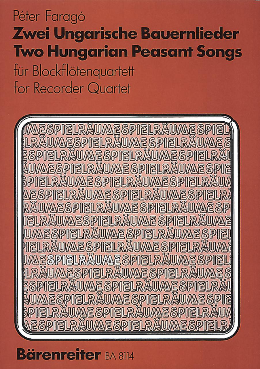 Farago, 2 Ungarische Bauernlieder (Qrt) (Barenreiter)